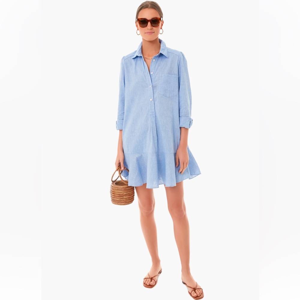 NWOT Tuckernuck Callahan Shirt Dress, Size: Small, Color: Chambray/Light Blue